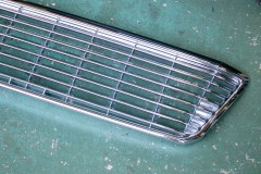 社外フロントグリル ビレットグリル メッキ3枚目