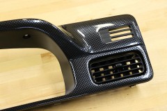 ワゴンＲ 純正オプション？ カーボン調メーターパネル オーディオパネル1枚目