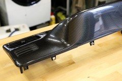 ワゴンＲ 純正オプション？ カーボン調メーターパネル オーディオパネル4枚目