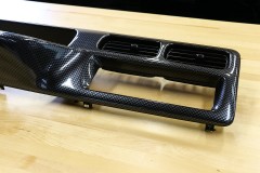 ワゴンＲ 純正オプション？ カーボン調メーターパネル オーディオパネル5枚目