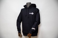 DOPEBASTA×NARUKIYA パーカー ブラック×ホワイトロゴ1枚目