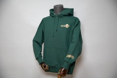 DOPEBASTA×NARUKIYA パーカー グリーン×ゴールドロゴ1枚目