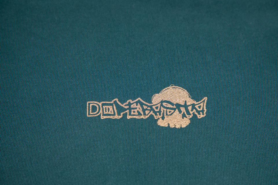 DOPEBASTA×NARUKIYA パーカー グリーン×ゴールドロゴ2枚目