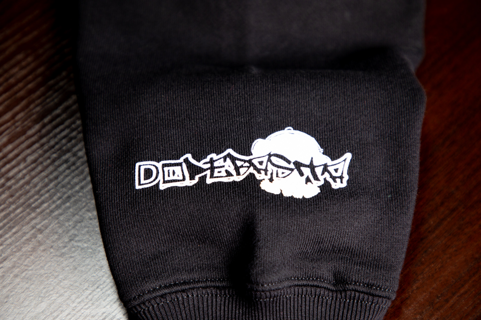 DOPEBASTA×NARUKIYA トレーナー ブラック×ホワイトロゴ2枚目