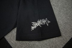 DOPEBASTA×NARUKIYA Ｔシャツ ブラック×グレーロゴ1枚目