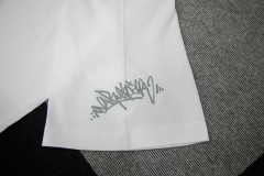 DOPEBASTA×NARUKIYA Ｔシャツ ホワイト×グレーロゴ2枚目